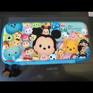 Disney Tsum Tsum Nintendo Switch Smart Pouch EVA Japan Used